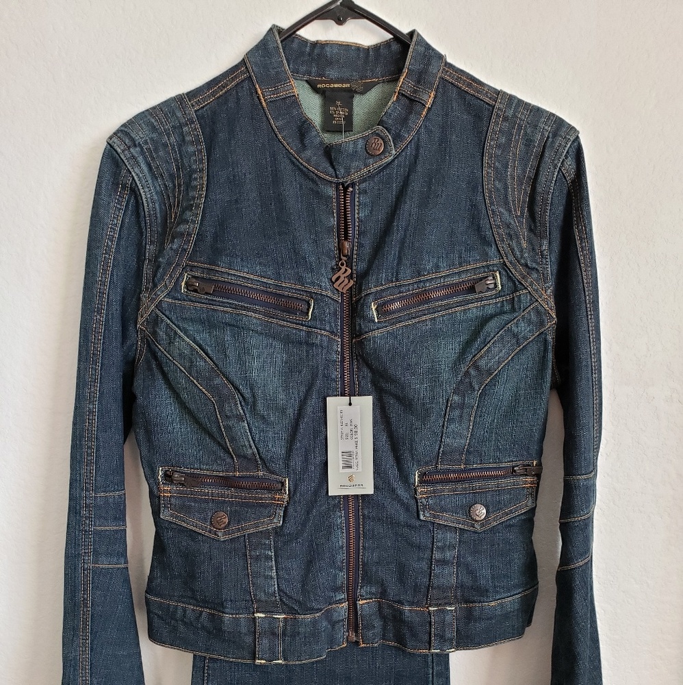 🌺👖Roca Wear Jean Pant Suit